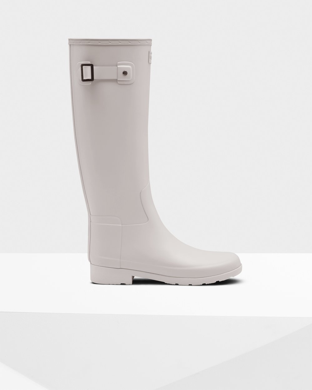 Hunter Mujer Refined Slim Fit - Botas de Lluvia Gris - 204-YZLWQD